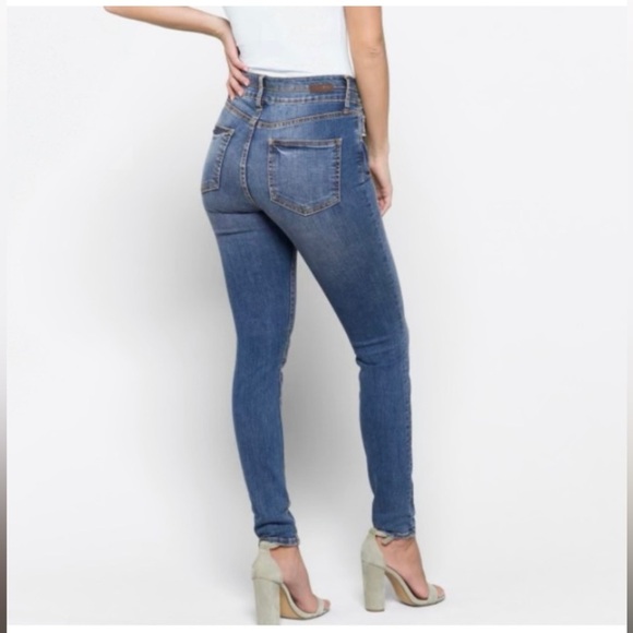 EUC Kut from the Kloth high rise toothpick skinny jeans size 4 - Picture 2 of 9